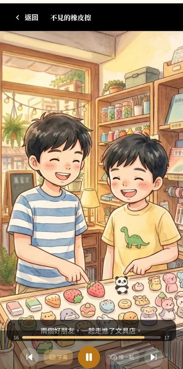 同一組角色持續出現在不同場景與事件中。
